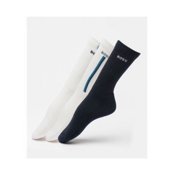 Set de sosete lungi cu logo - 3 perechi