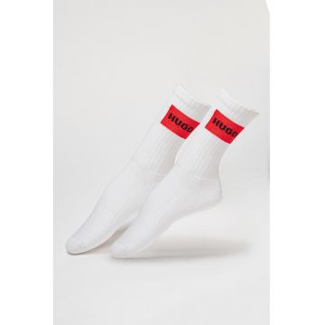 Set de sosete scurte cu imprimeu logo - 2 perechi