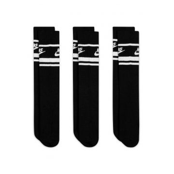 Set de sosete unisex cu imprimeu logo - 3 perechi