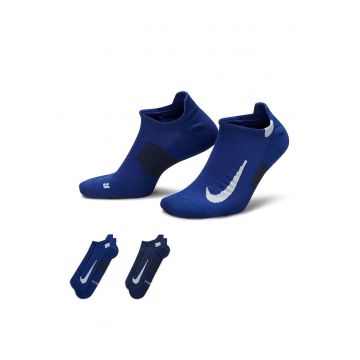 Set de sosete unisex pana la glezna pentru alergare Multiplier -2 perechi