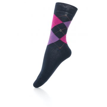 Sosete lungi cu model argyle Queen