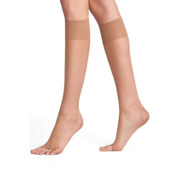 Sosete lungi transparente fara material la nivelul degetelor Shelina - 12 DEN