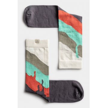 Sosete lungi unisex cu logo