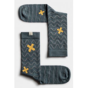 Sosete unisex din amestec de bumbac cu model