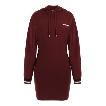 Rochie din amestec de lana cu gluga - pentru fitness