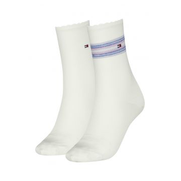 Set de sosete cu logo si imprimeu - 2 perechi