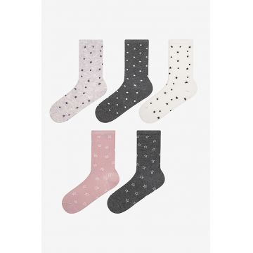 Set de sosete din amestec de bumbac - 5 perechi