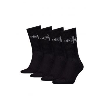 Set de sosete lungi cu logo - 4 perechi