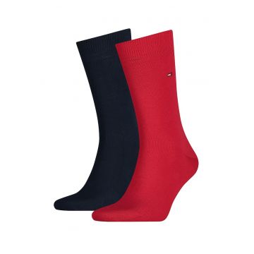 Set de sosete lungi cu logo brodat - 2 perechi