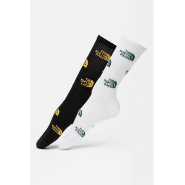 Set de sosete lungi cu model logo - 2 perechi