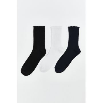 Set de sosete lungi striate - 3 perechi