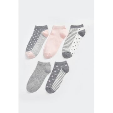 Set de sosete pana la glezna - 5 perechi