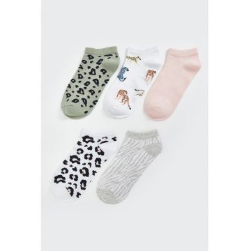 Set de sosete pana la glezna - 5 perechi Safari