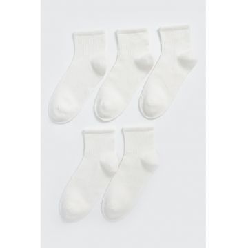 Set de sosete scurte striate - 5 perechi