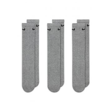 Set de sosete unisex cu tehnologie Dri-Fit pentru antrenament Everyday Cushion - 3 perechi