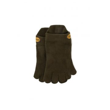 Sosete cu degete unisex  Athletic No Show - material sintetic - verde -