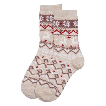 Sosete dama bej Wlum  ONE