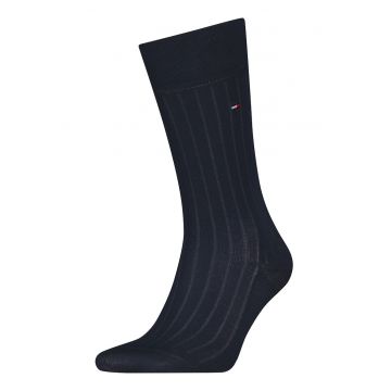 Sosete din lana si amestec de matase cu detalii logo