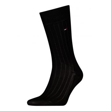 Sosete din lana si amestec de matase cu detalii logo