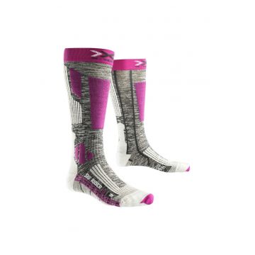 Sosete pentru ski Rider 2.0 - gri - roz