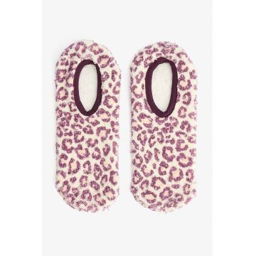 Sosete pufoase cu animal print