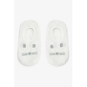 Sosete pufoase cu broderie