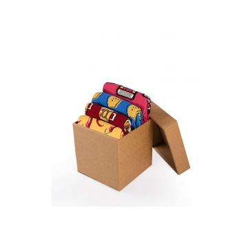 Cutie cu 4 perechi de sosete Invizibile tip talpici Vara