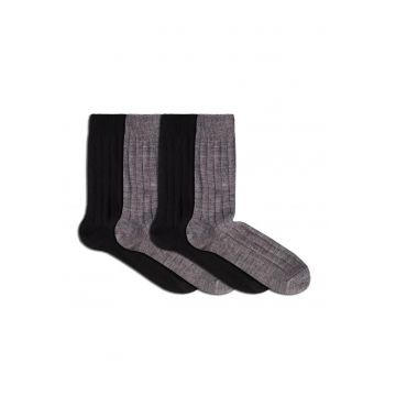 Merino box 4 negru - gri