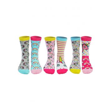 Set de sosete cu imprimeu personalizat - 6 piese