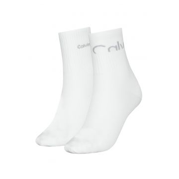 Set de sosete lungi cu imprimeu logo - 2 perechi