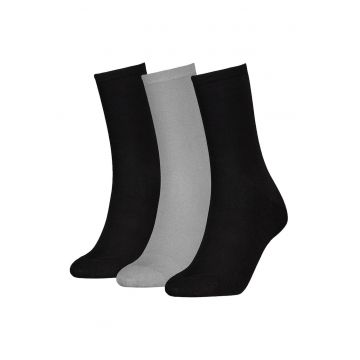 Set de sosete lungi cu model uni - 3 perechi