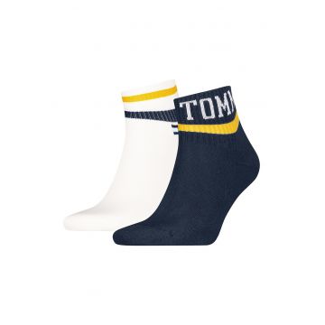 Set de sosete scurte unisex cu logo - 2 perechi