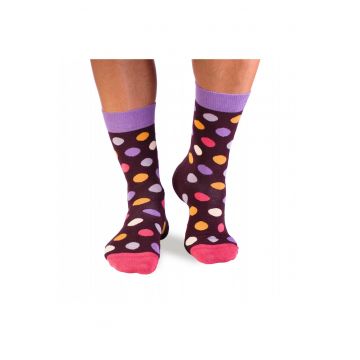 Sosete bambus buline Dark Cherry