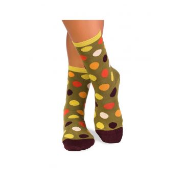 Sosete bambus buline Olive Green