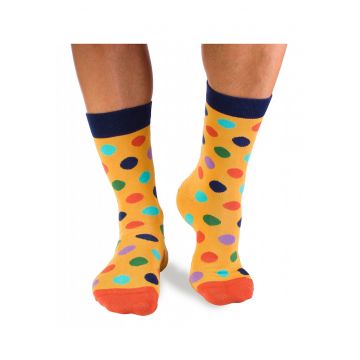 Sosete bambus buline Orange Yellow