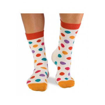 Sosete bambus buline White Clown