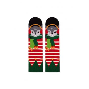 Sosete bambus de craciun Comfort Feet Socks CHRISTMAS MOUSE