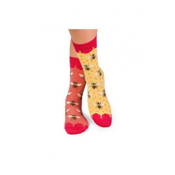 Sosete bambus FINE BAMBOO Albine - Galben