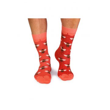 Sosete bambus Fine Bamboo Bees - Orange