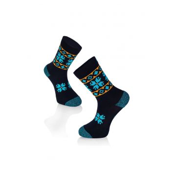 Sosete bumbac Active Lifestyle Socks ETHNO Dark Blue
