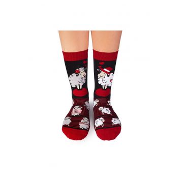 Sosete bumbac Arty Socks Oita Indragostita Negru