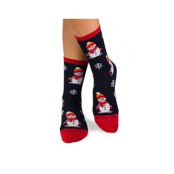 Sosete bumbac de Craciun Omulet de Zapada