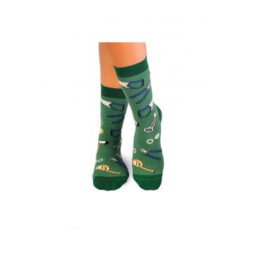 Sosete bumbac Fine Cotton Dorel Instalatorul Verde