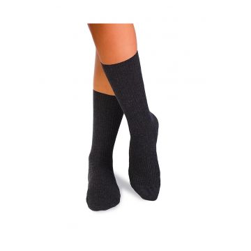 Sosete bumbac lungi fara elastic Antracit