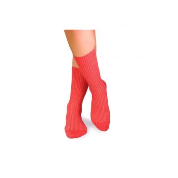 Sosete bumbac lungi fara elastic Coral