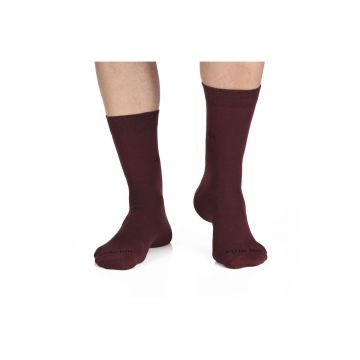 Sosete bumbac organic 98% COTTON RICH Bordeaux