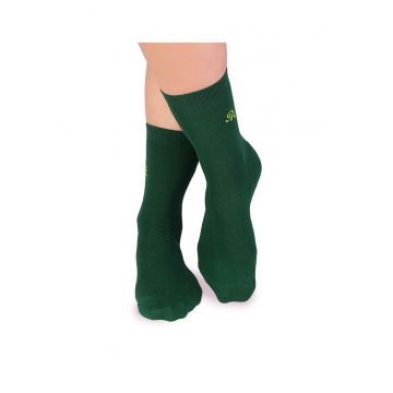 Sosete bumbac organic 98% COTTON RICH Dark Green