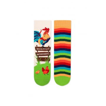 Sosete bumbac organic ARTY SOCKS Cocos VERDE