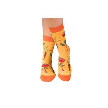 Sosete bumbac organic Fine Cotton Micul Gradinar Galben