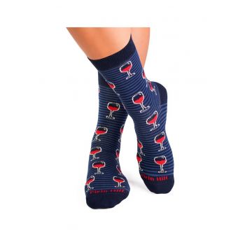 Sosete Bumbac Oxford Blue Winery